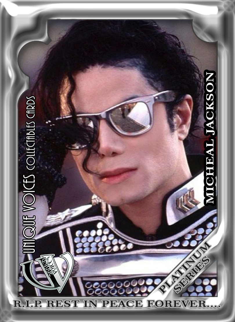 Michael Jackson Singer Platinum Card